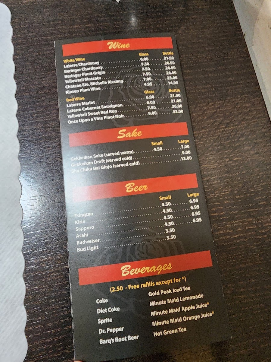 Sushi Rose Menu - Image 3