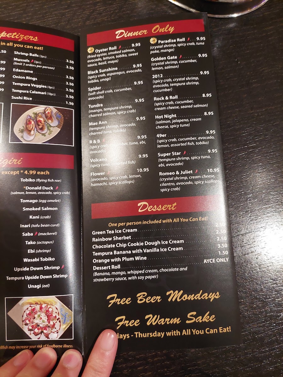 Sushi Rose Menu - Image 4